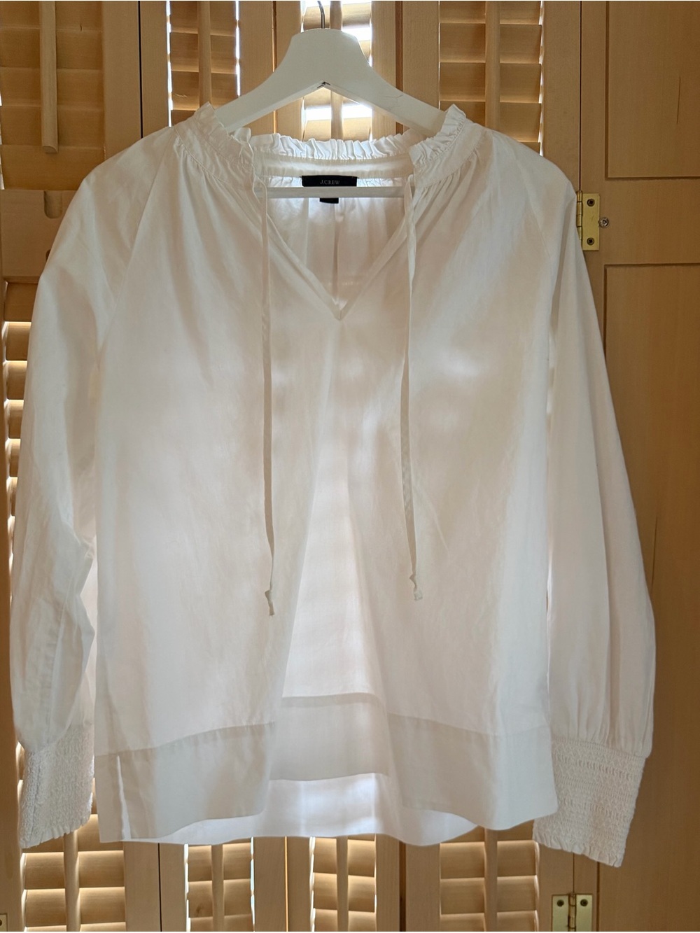 J. Crew Tie-Neck Blouse